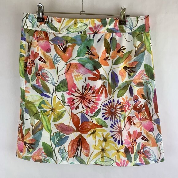 Rip Skirt Hawaii Medium Length 2 Wrap Skirt Swim Cover Floral Beach Resort - Picture 1 of 9